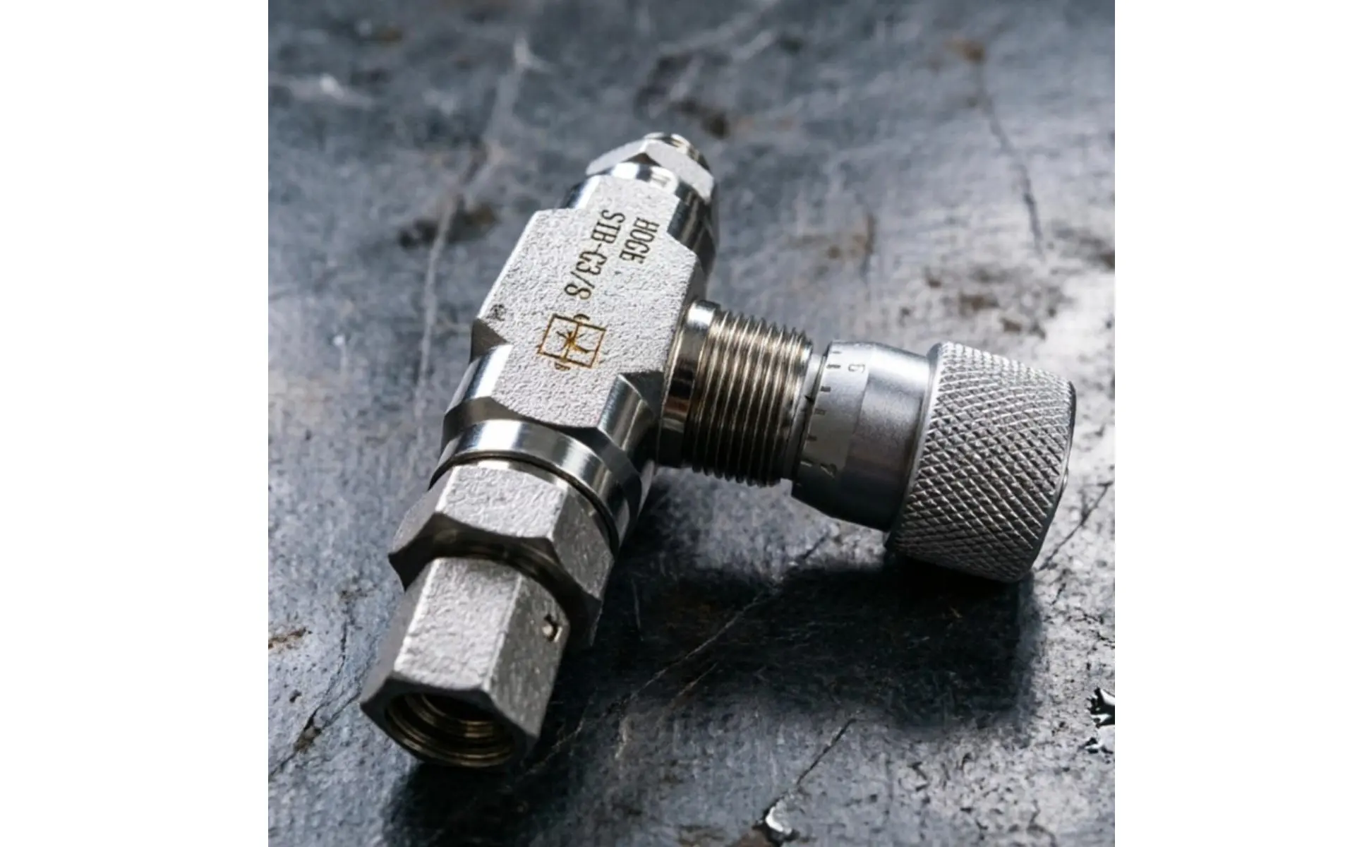 Pneumatic Throttle Valve Long-Lasting in-Line Speed Controller Pneumatic Flow Regulator Corrosion-Resistant Industrial Hardware