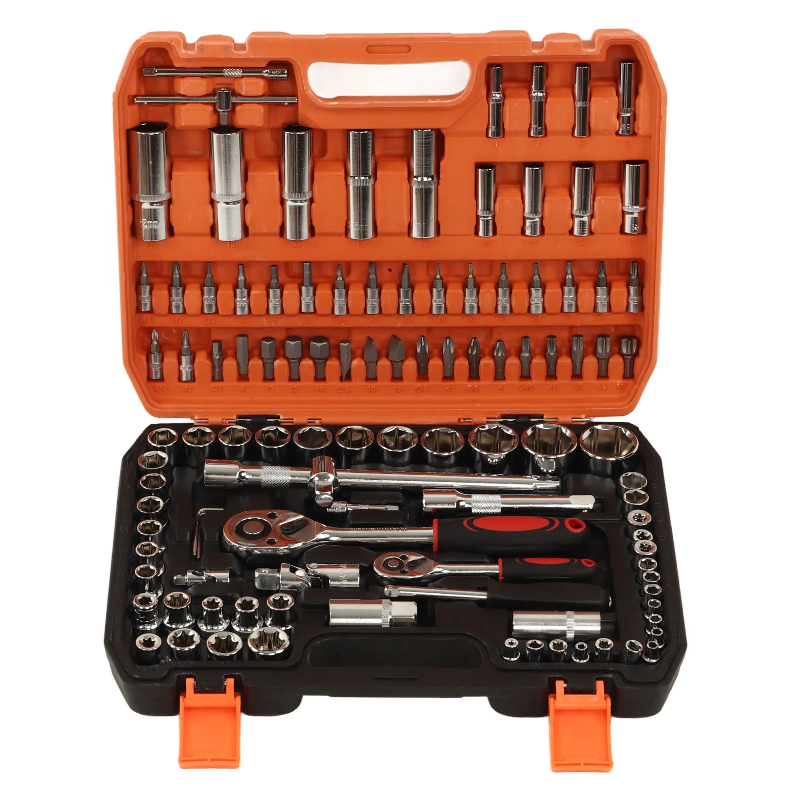 

Mechanical Repair Tools Impact Socket Assortment Kit Ratchet and Hex Wrenches Screwdriver Bits Socket Assortment Kit