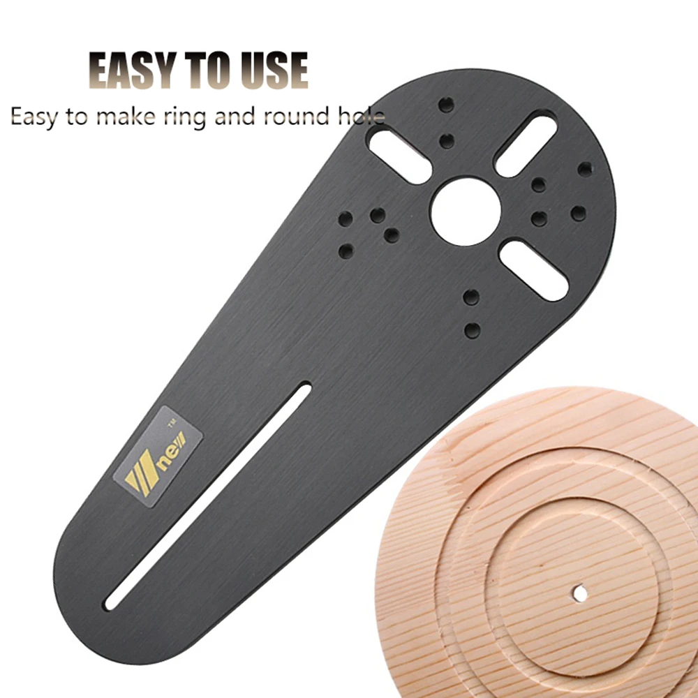 Circle Cutting Jig for Electric Hand Trimmer Wood Router Bosch Makita Milling Circle Trimming Machine Accessories with Logo