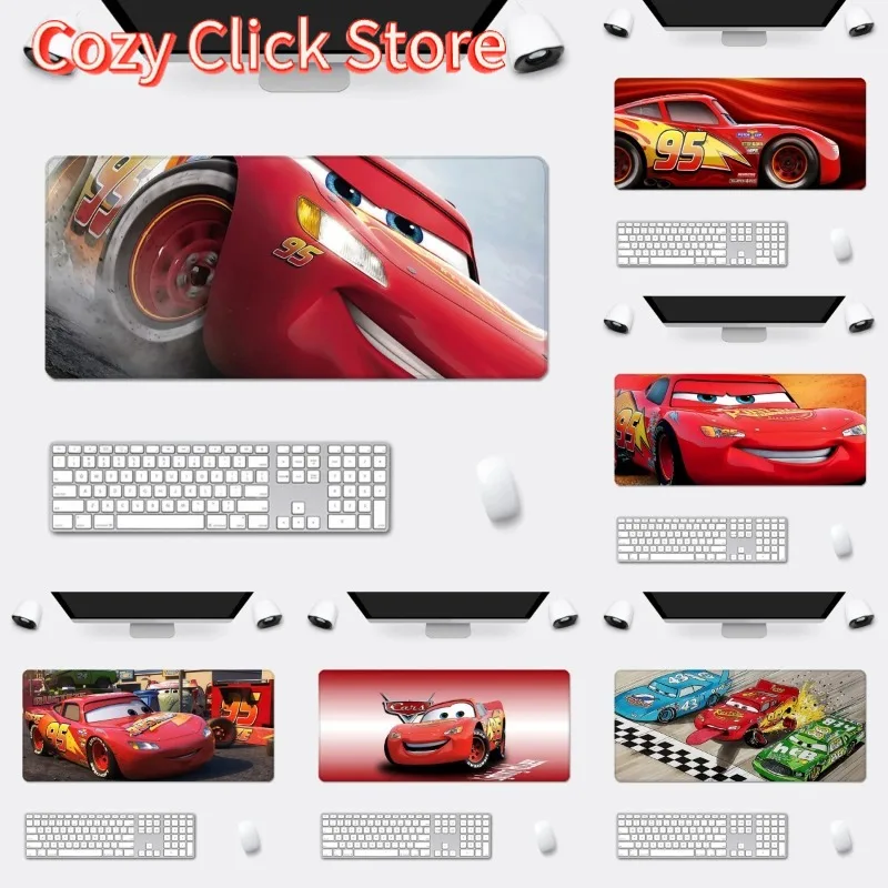 

Коврик для мыши MINISO Lightning Speed McQueen-Themed с HD-принтом XXL, нескользящий игровой коврик для мыши с запирающимся краем для компьютера и ПК