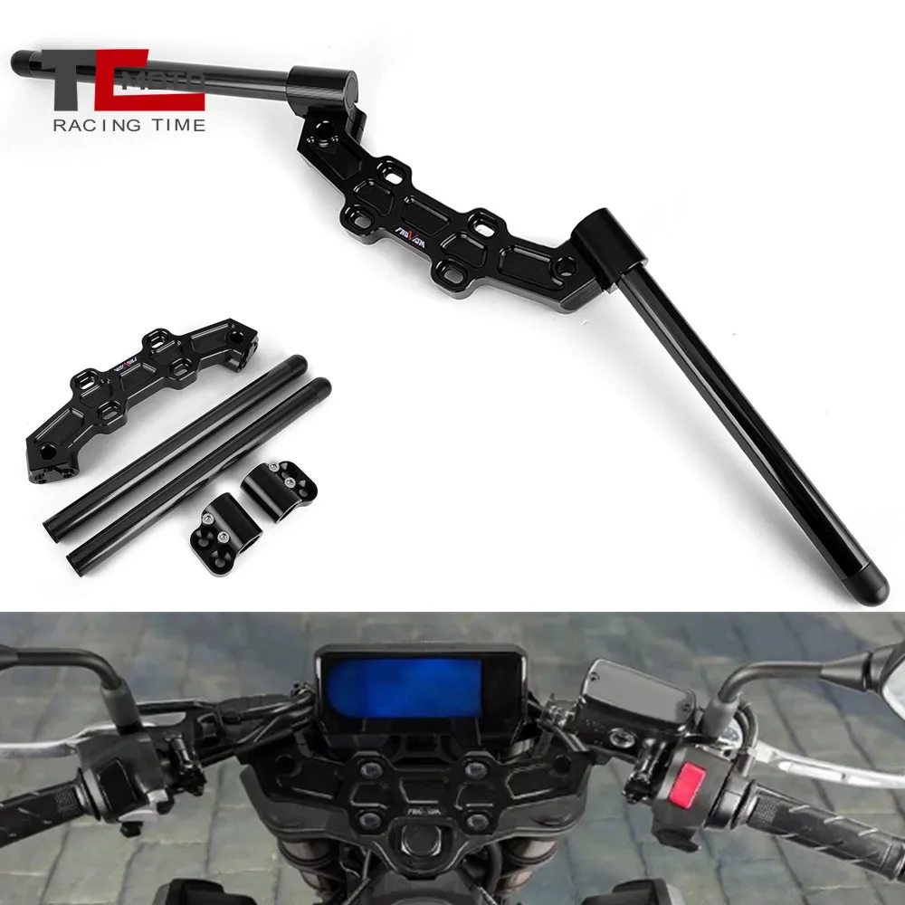 

For Honda CBR650R CBR 650R 650 R Motorcycle Clip-On Adapter Plate Adjustable Handlebars Set 2019 2020 2021 2022 2023