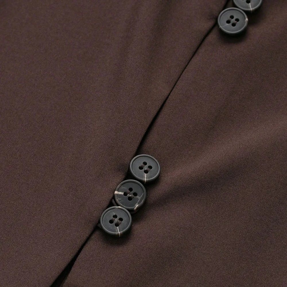 Asymmetrisches Damen-Tanktop aus Spitze mit Knöpfen vorne, ärmellose Weste für Frühling und Sommer – Detail 6