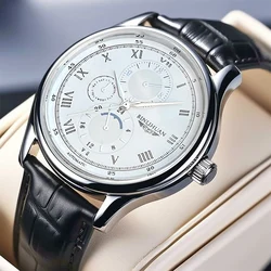 New luxury watch men's quartz watch classic high-end handsome automatic movement waterproof men's watch trend business