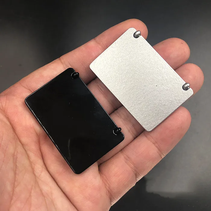 1/6 Schaal Mini Legering Metalen Wit En Zwart Notebook Computer Model Voor 12''figures Scène Accessoires Diy