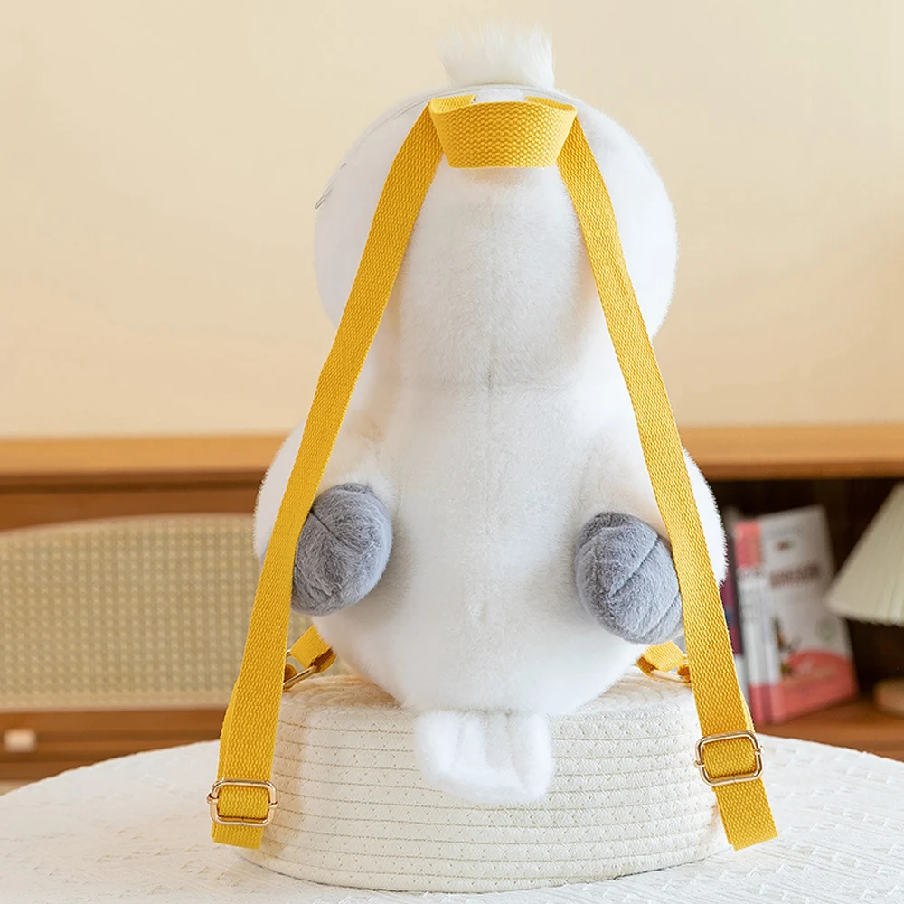 Creative Simulation 55CM Cartoon Pelican Backpack Plush Toys Kawaii Stuffed Animal Real Life Bird Plushies Dolls Kids Gift Decor