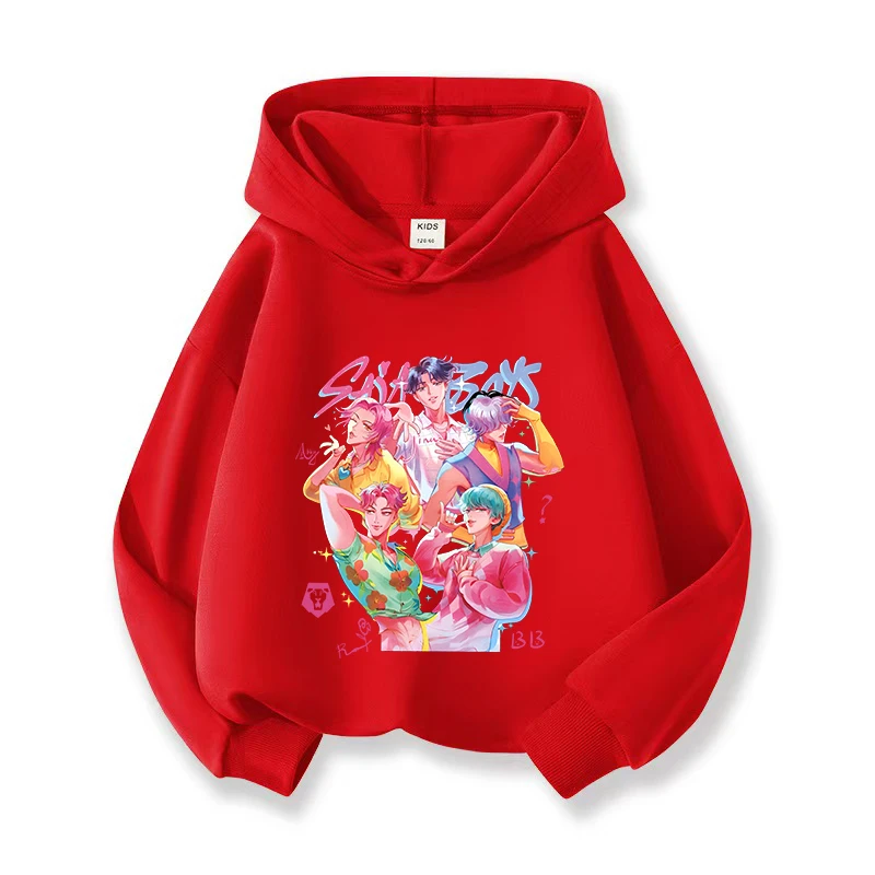 

2025 KidT-shirt K-Pop Demon Hunters The most popular and trendy hoodie set in Europe and AmericaHandsome men and beautiful women