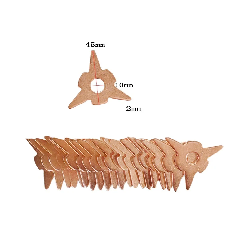Paquete de 50 Uds. De Panel de arandela de estrella para tirar de abolladuras, soldadura de coche, punta de punto, componentes de soldadura por