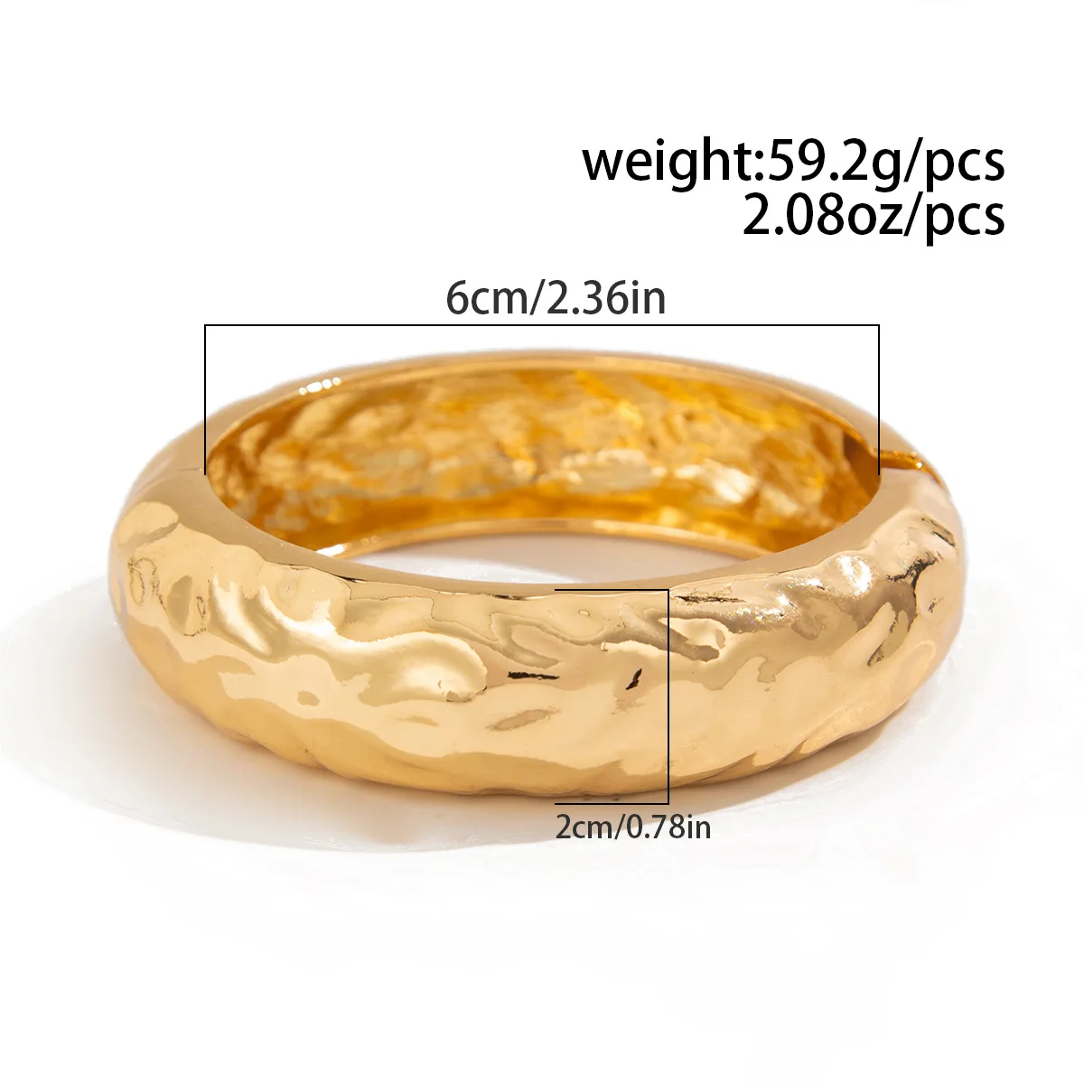 DIEZI 3 Styles Exaggerated Irregular Cuff Spring Bangles For Women Punk Gold Silver Color Geometric Bracelets Men Jewelry