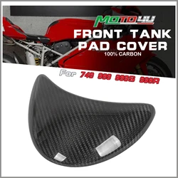 100% Carbon Fiber Front Tank Pad Cover Tank Top Fuel Tank Extension Riding protection For Ducati 749 999 999S 999R