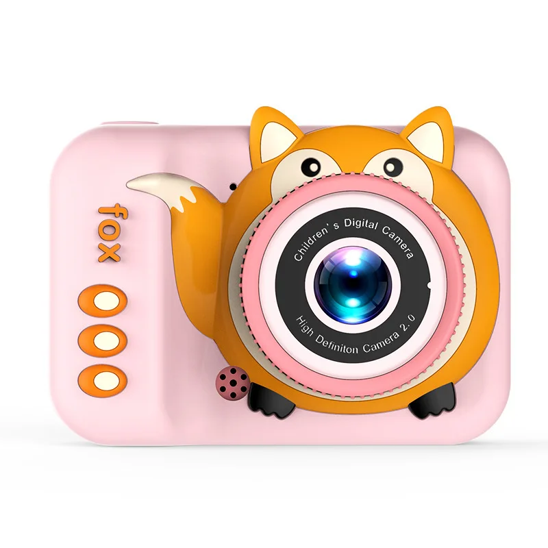 New instant Children\'s print camera strapLittle SLR Children\'s Camera Cartoon Cute HD Dual Camera Digital Camera Festival Gift