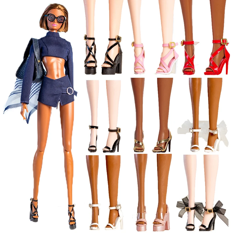 

Высококачественные кукольные туфли 1/6 BJD FR Supermodel Doll Shoes 30CM Dress Up Высокие каблуки Свободные сапоги Модные аксессуары на высоком каблуке Игрушка «сделай сам»