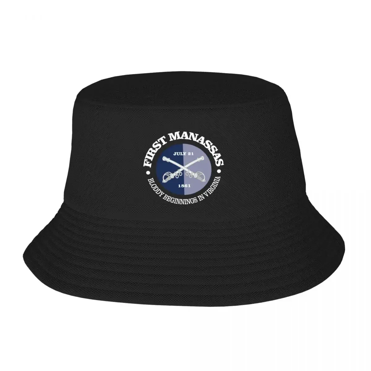 

2025 New Hat 1st Manassas (B&G) Bucket Hat Sun Cap Rugby Women's 2024 Men's