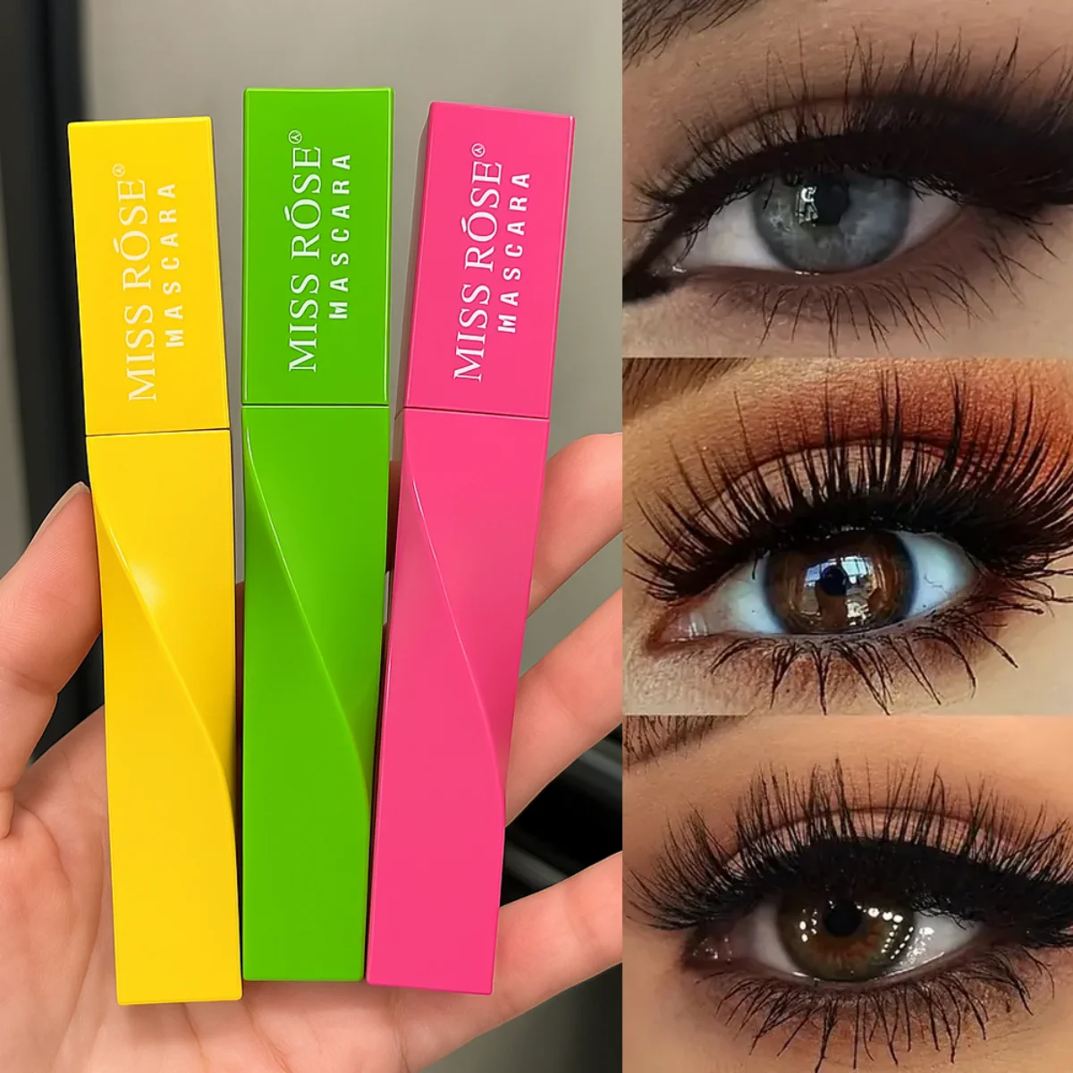 5D Extreme Volume Lash Mascara,Waterproof And Long-Lasting,Natural Thickening And Curling Eyelash Extension