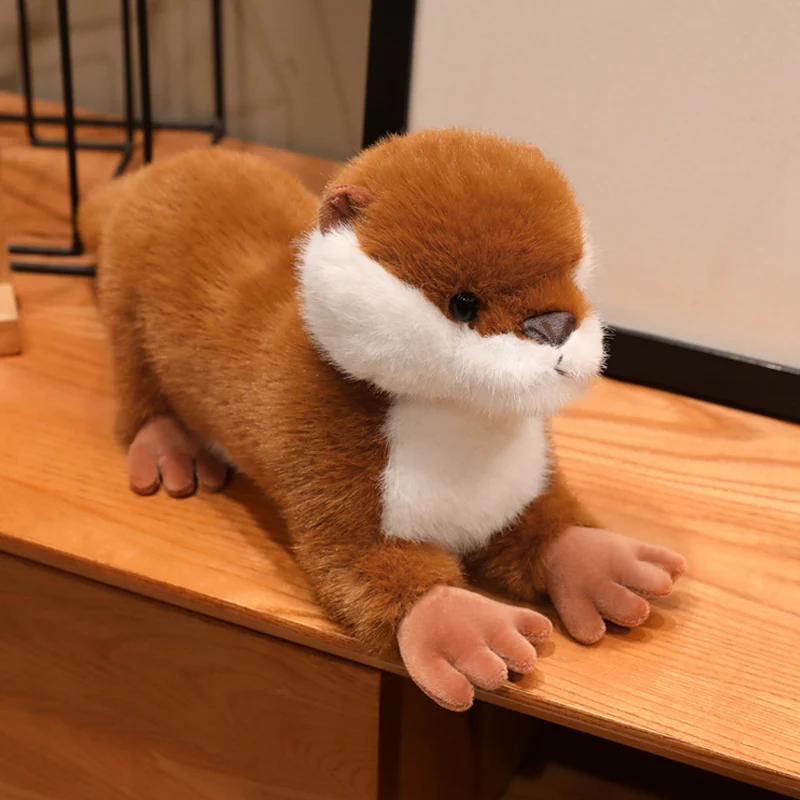 

40cm Otter Plush Toys Brown Otter Stuffed Plush Animals Children Companion Dolls Birthday Party Gifts For Kids