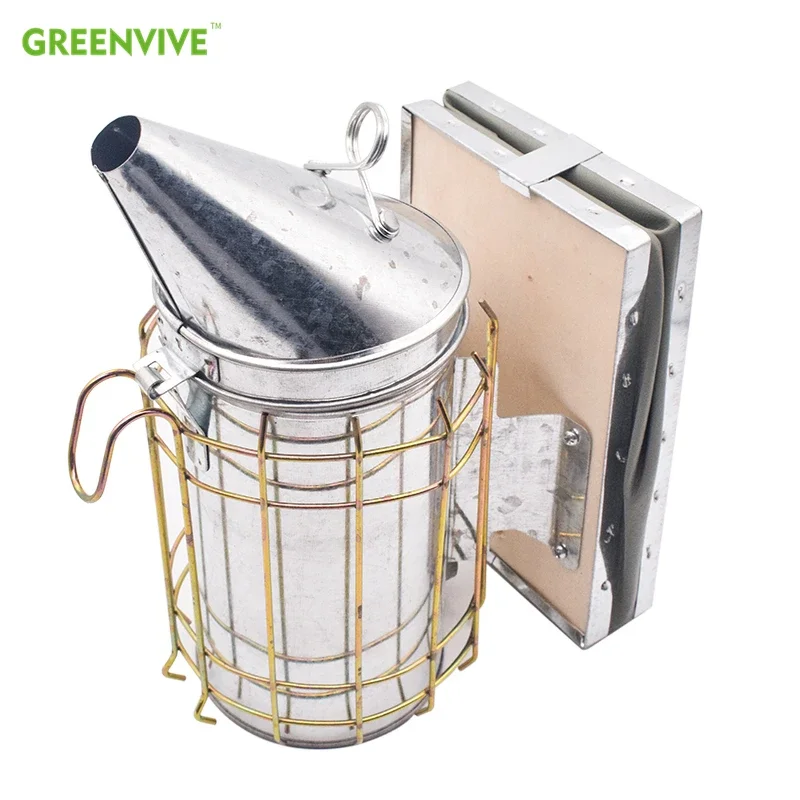 Stainless Steel Smoker Apiculture Beekeeping Smoke Sprayer Bee Hive Tool Beekeeper Dedicated Smoked Beekeeping Equipment