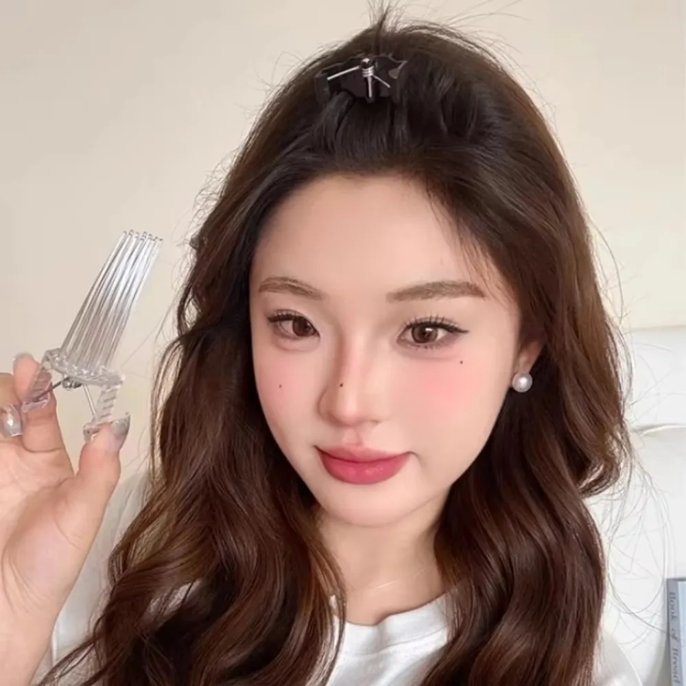 

Новая простая пушистая заколка для волос с высоким натуральным вьющимся волосом, заколка для волос, легкая невидимая женская бигуди, инструмент, расческа