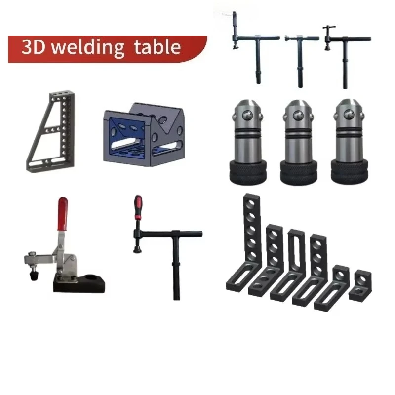 For D28 Positioning Angle Ruler 3D Flexible Welding Platform Fixture with Fast Locking Pin Screw Press