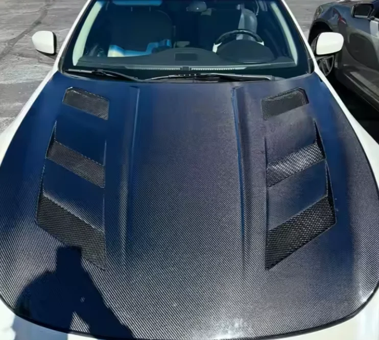 

Carbon Fiber Hood for Infiniti G37 Coupe/Sedan Upgraded G37 Carbon Fiber Hood Vented Carbon 3K OEM Replacement