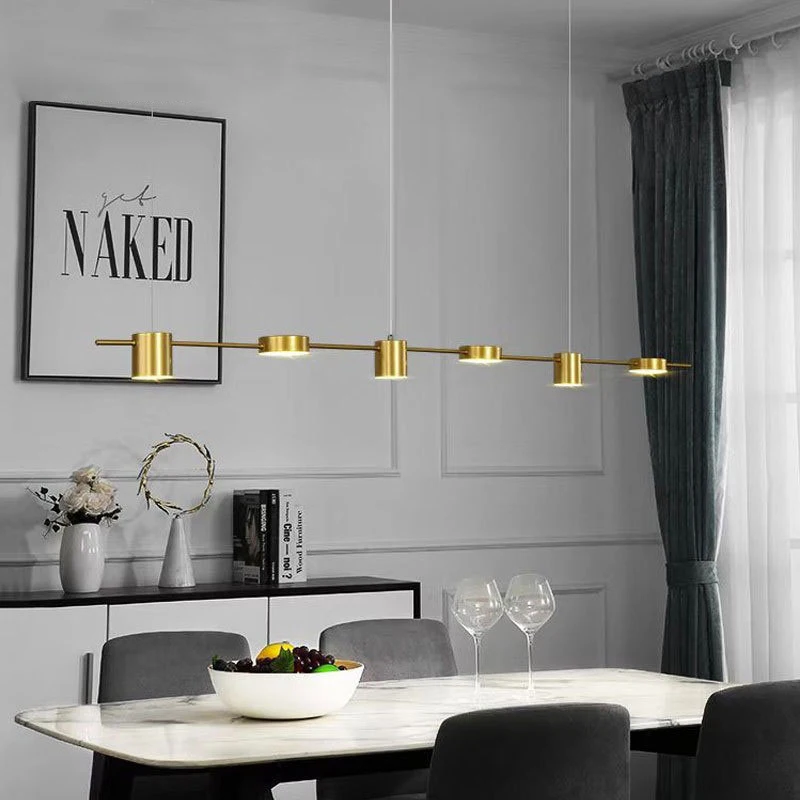 

Golden Modern Hanging Chandelier - Ceiling Pendant Lamp for Kitchen Dining Table LED Lighting Luxury Gold Ceiling Light Fixture