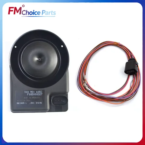 1K0951605C/F/A/B/D For VW Golf Jetta For Audi A3 A4 A5 A6 Q5 Q7 Electronic Alarm Anti-Theft Alarm Horn Assembly  1K0 951 605