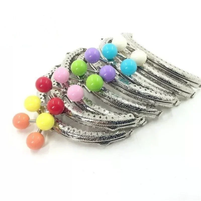 Candy Color Metal Purse Frame Kiss Clasp Purse Clasp Frame Bag Kiss Clasp Lock Purse Bag Clasps Bag Frame Buckle DIY Craft