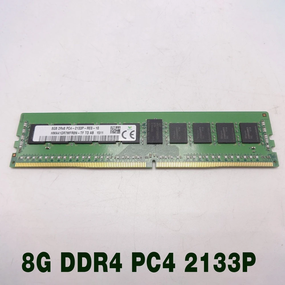 1 pcs For SK Hynix RAM 8GB REG HMA41GR7MFR8N-TF Server Memory High Quality Fast Ship 8G 2RX8 DDR4 PC4 2133P