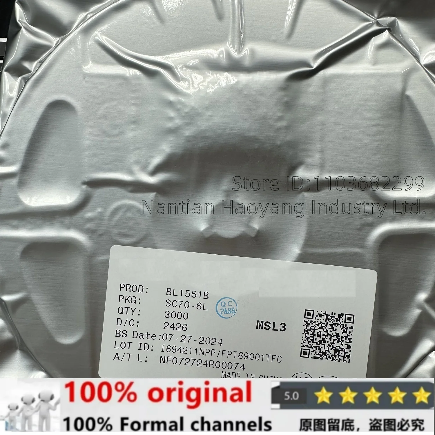 

Original Only with Free Shipping 50pcs/100pcs/Lot BL1551B Analog Switch, single channel