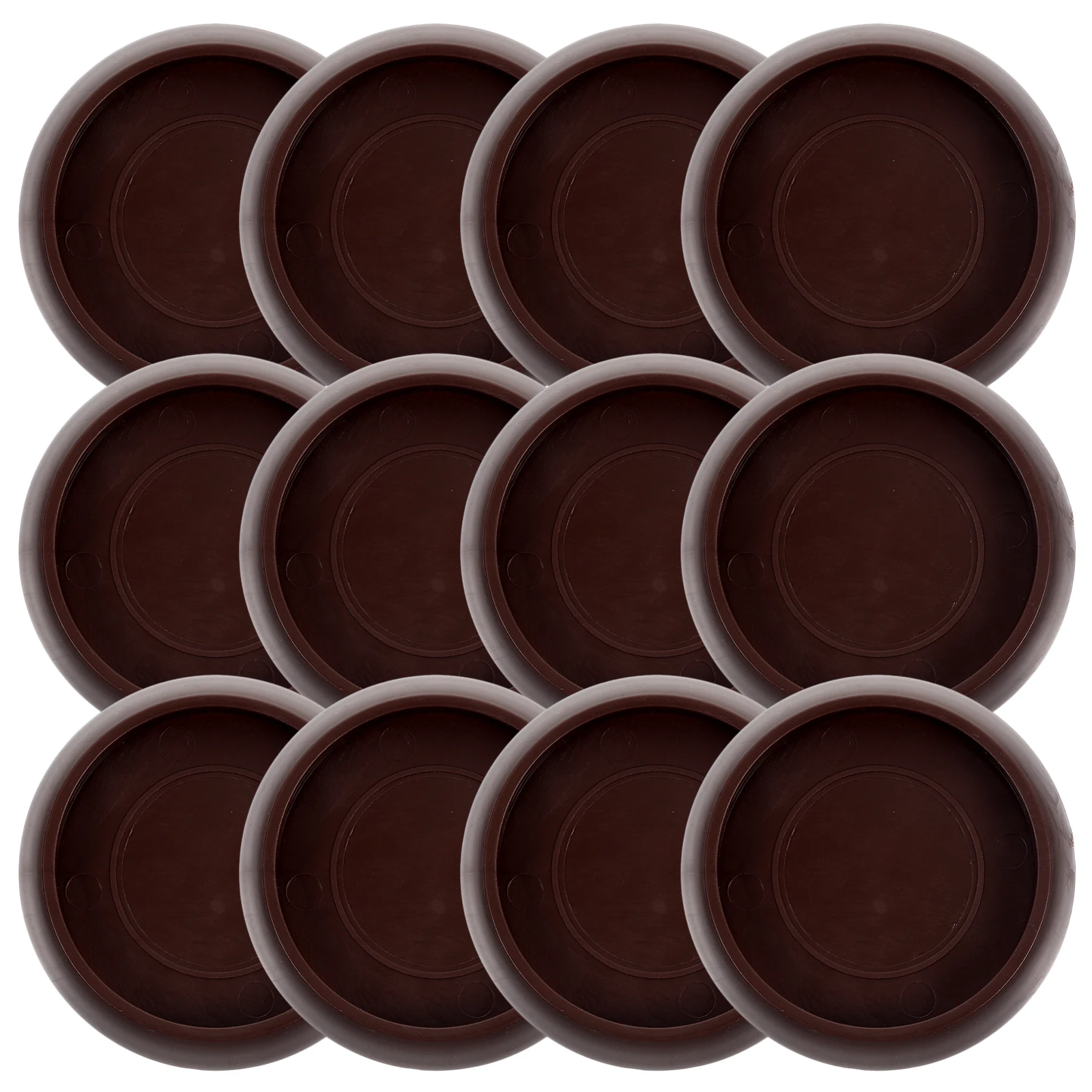 

12 Pcs Table Leg Pad Square Plastic Replaceable Couch Stoppers Multi Function Chair Wheel Stopper Household Furniture Coasters
