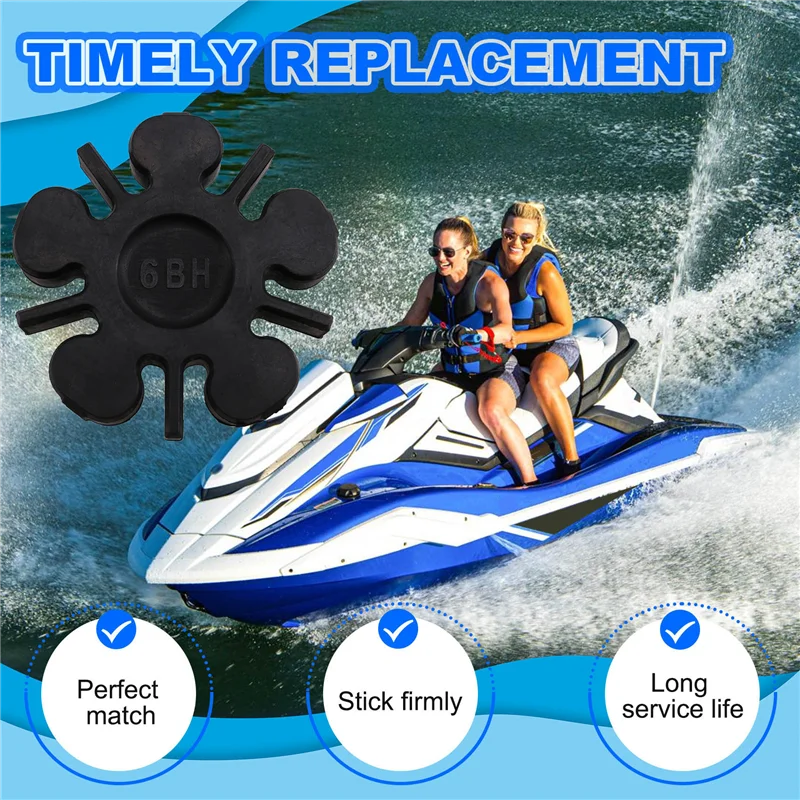 

ABXN-6BH-4581J-00 Rubber Damper Shaft Coupler For Yamaha Jet Ski 2008-2018 FX/VXR/GP/AR/SX/SXT/VXS 6BH-4581J-00-00