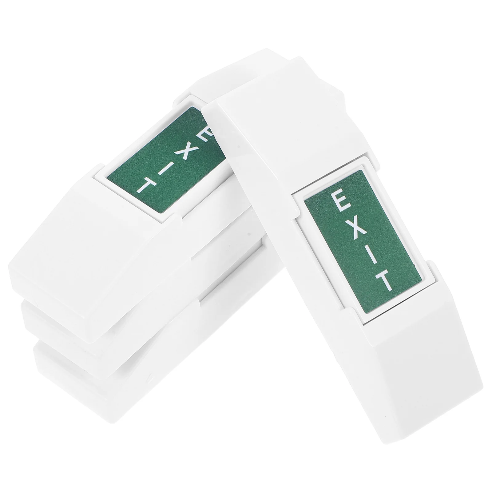 4Pcs Emergency Exit Button Switch Panel Slim Design for Office Store Door Access Control Push to Exit Wall Switch