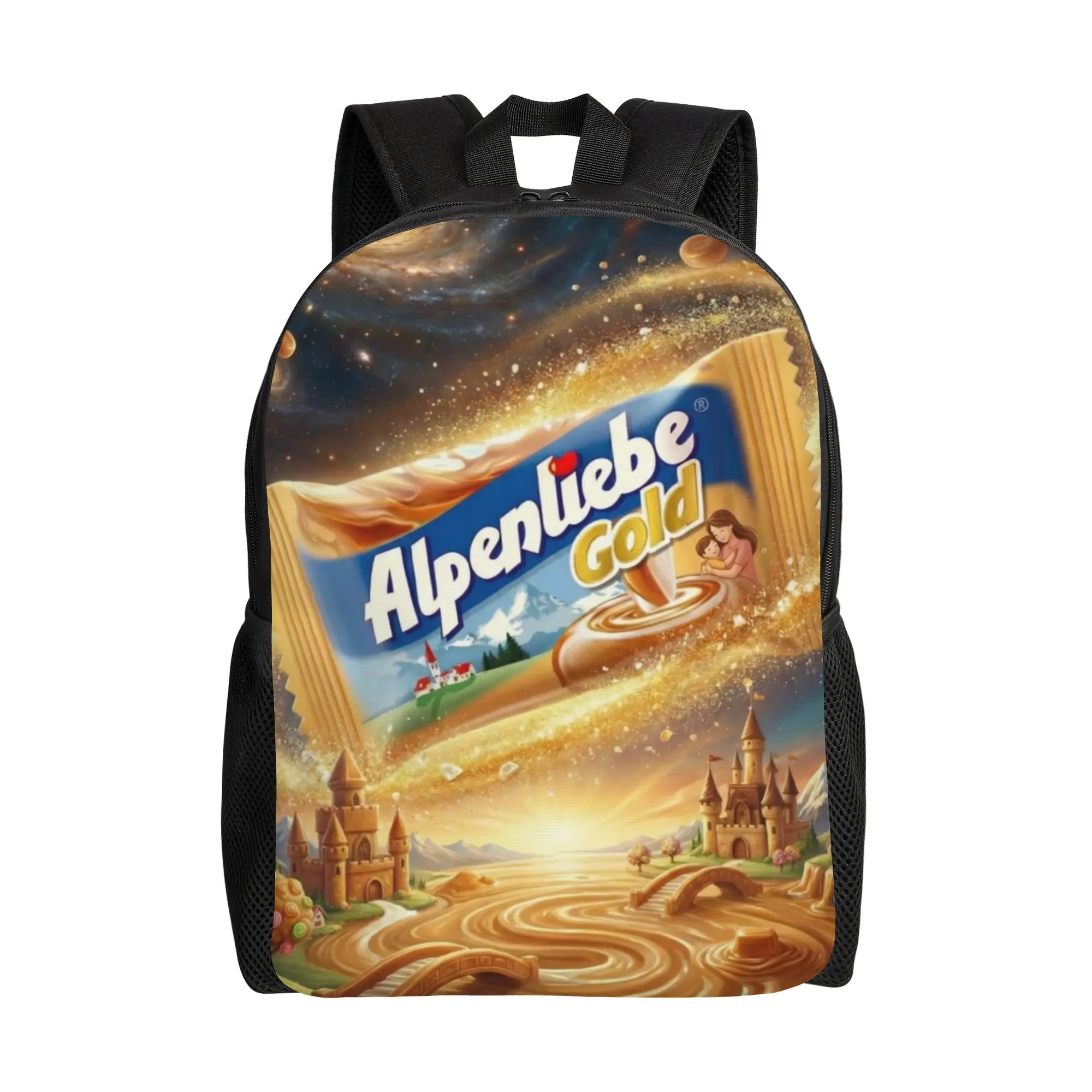 A-Alpenliebee Mother's Day Sweet Heart Backpack Students Sporty Daily mochila Large Capacity Laptop Bag Back To School Season