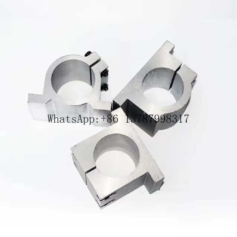 Engraving machine spindle motor holder 80mm diameter 65mm motorized spindle hoop clamp adjustable fixed connector