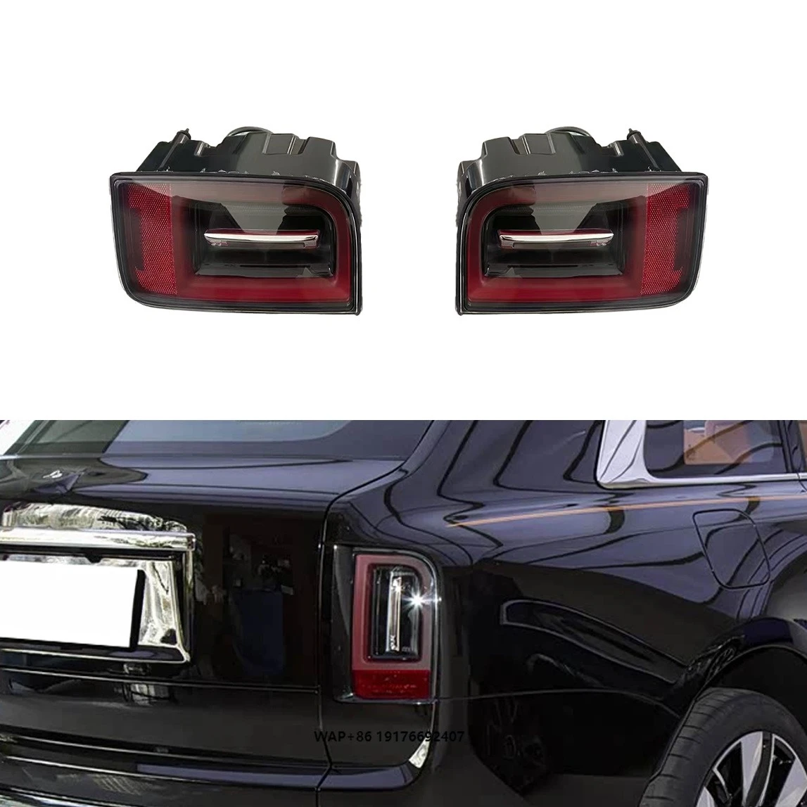 Auto Modification Conversion Plug and Play Taillight for Cullinan 2017 2018 2019 2020 2021 2022 2023 2024 to 2025