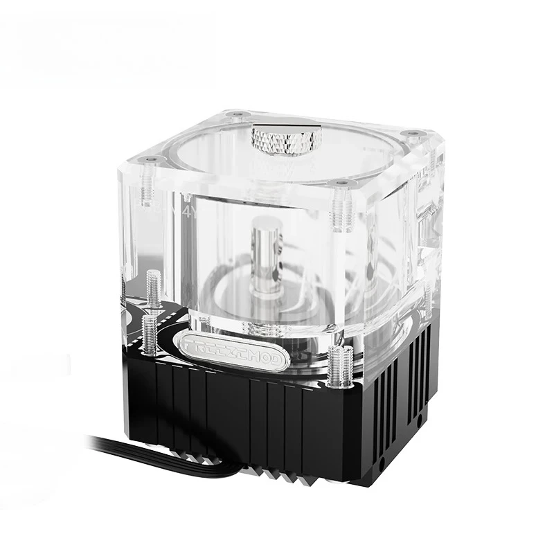 PUB-M4YT Integrated Pump Reservoir 7CM Height Flow Indicator 100ml G1/4 PC Water Cooling Combo