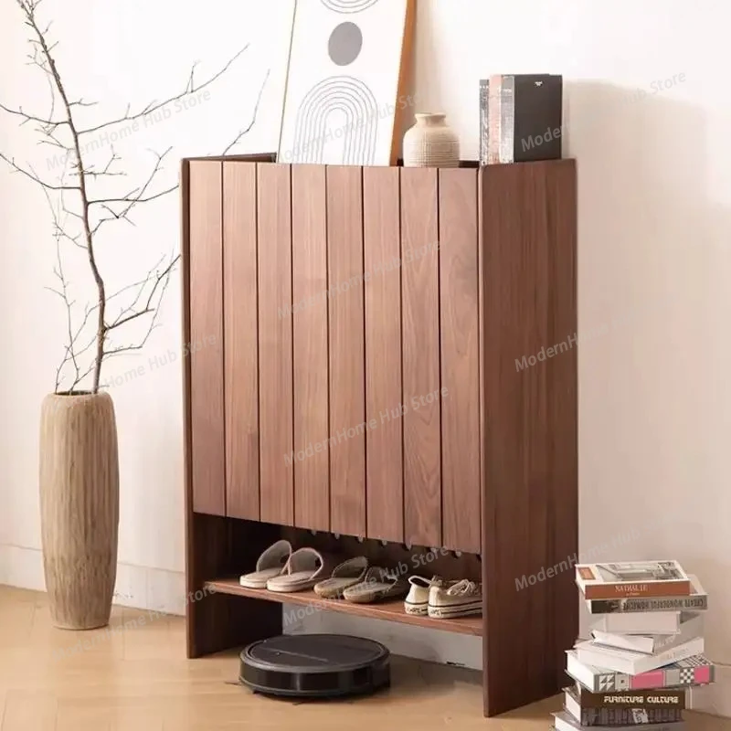 Dust Cover Shoe Cabinet Storage Design Luxury Living Room Shoe Organizer Space Saving Wooden Estante Para Zapatos Furniture Home