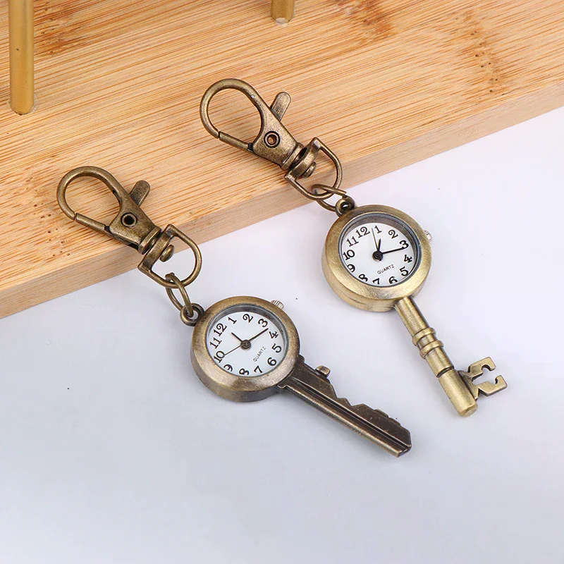 

Милые милые модные брендовые новые модные стильные карманные часы с подвеской для ключей и цепочкой, кварцевые часы для платья