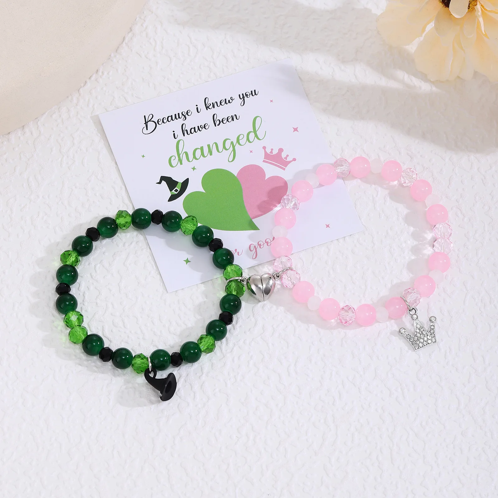Neues Design Magic Stick Hut Krone passende Armbänder für Frauen Mode handgefertigte Perlenarmbänder BFF Freundschaftsschmuck Geschenke – Detail 3