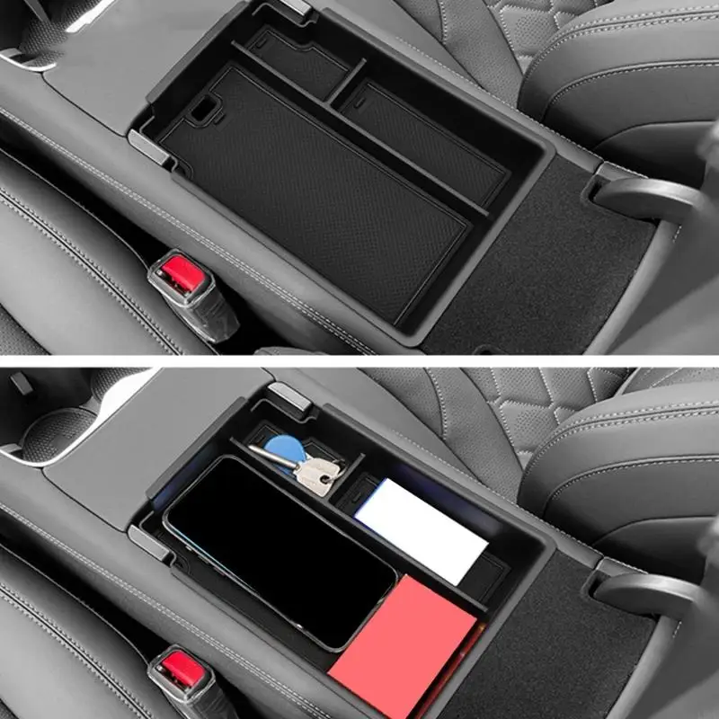 L5YF Multipurpose Car Armrest Box Box Wass Descorment Design Nonslip Base لـ 24 Model