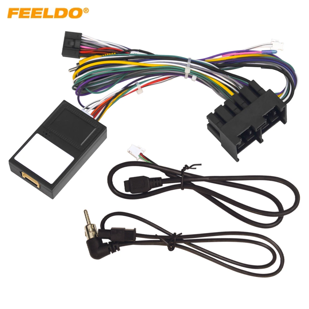 Car 16pin Power Cord Wiring Harness Adapter For Ford Fiesta/Focus/KA/Transit(V363)/Custom/Connect Installation Head Unit