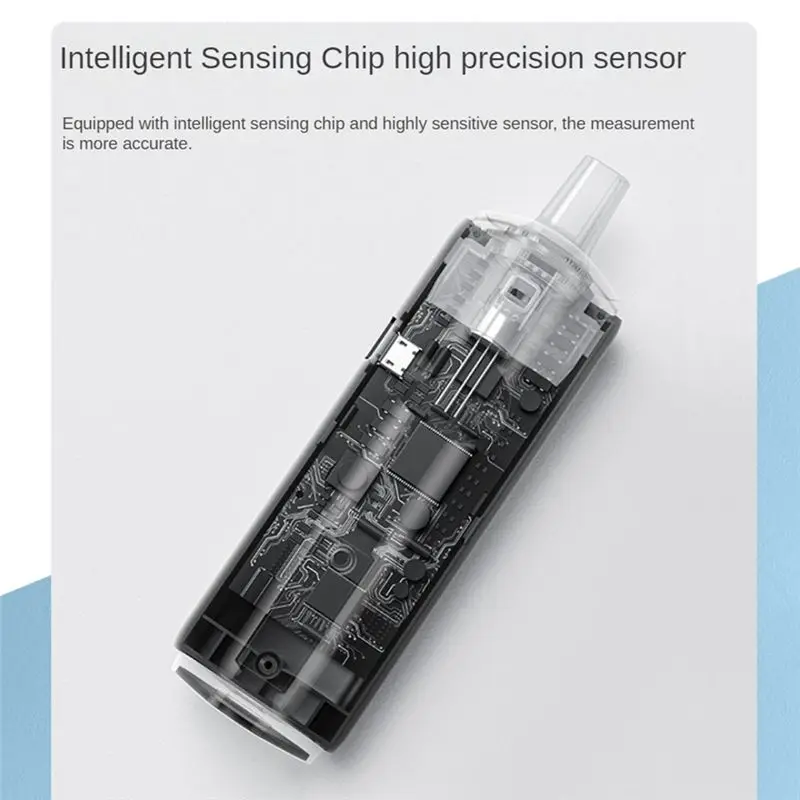 A73Q-1Set Alcohol Tester Portable Breathalyzer Tester For Individuals And Homes Drunk Driving Insufflation Tester