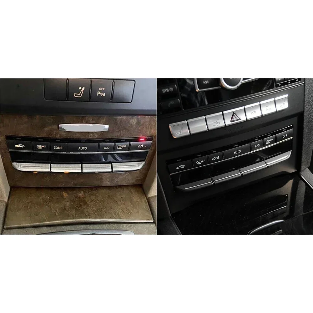 Car Air Conditioner Outlet Vent Button Cover Trim For Mercedes-Benz E Class W212 E200 260 2009 2010 2011 2012 2013 2014 2015