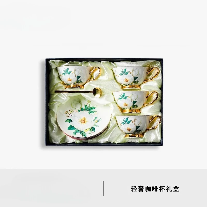 

British bone china coffee cup gift box afternoon tea set birthday wedding gift housewarming gift
