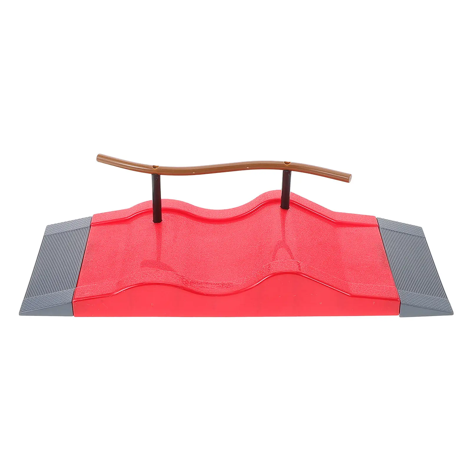 

Mini Finger Skateboard Ramp Set for Kids Safe Smooth Surface Wear Resistant Plastic Ramp Kit for Fingerboard Training and
