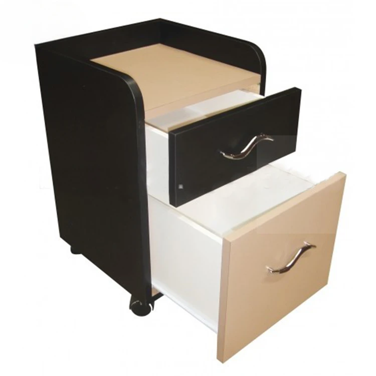 Beauty Salon Furniture Pedicure Spa Trolley with Two Drawers for Sale Cheap Price