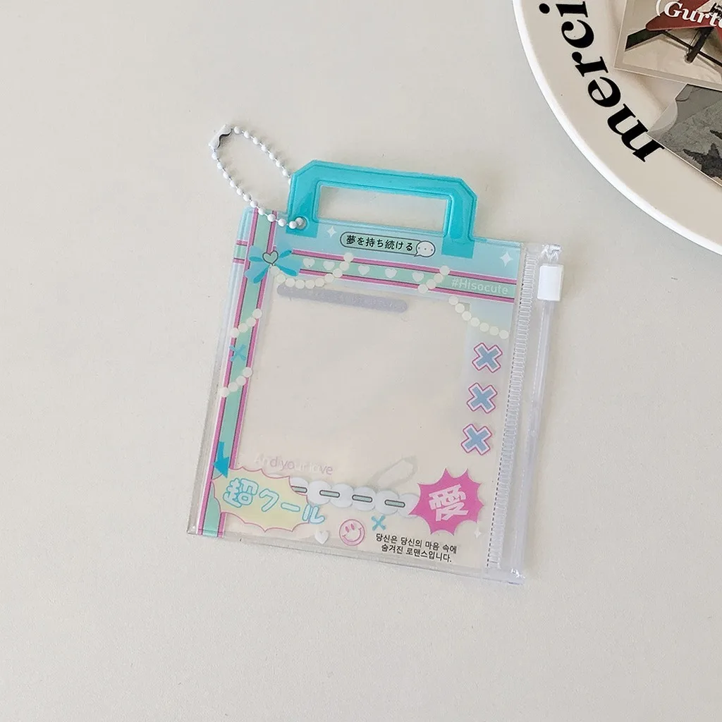 Ita Bag Pendant Lightweight Anime Badge Holder Instax Photo Holder Protective Pvc Storage Card Case For Photo Display Backpack