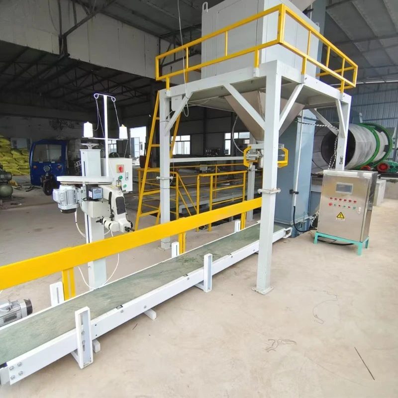 Quantitative Electric Fertilizer Bagging Machine 0.4-0.6MPa High-Speed Motor-Driven Pneumatic Filling and Conveyor System