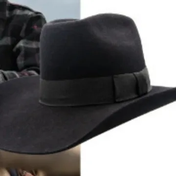 Woolen Cowboy Hat Knight's Cap Men's Jazz Top Hat Hot Sale In Europe And America Autumn And Winter Hat