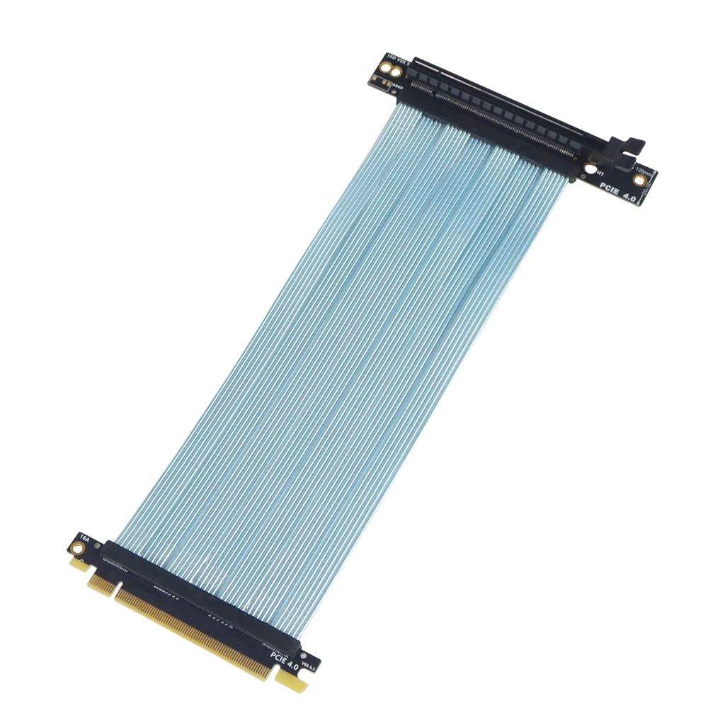 Vertikal gpu verlängerung pcie 4,0x16 riser kabel für nzxt h1 270 ° rückwärts rechtwinklig für phanteks 217e chassis grafikkarte – Detail 7