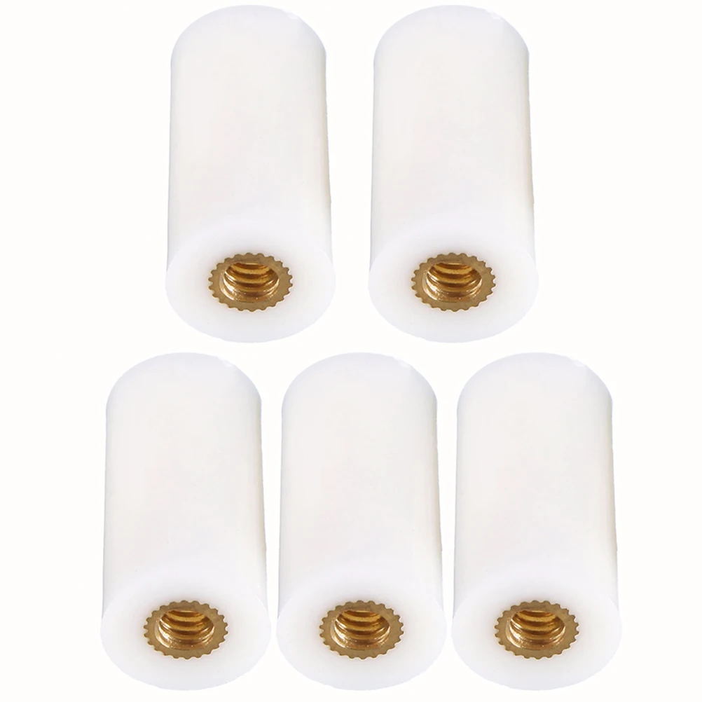 

10Pcs Pool Cue Tips Replacement Hard Tips with Rubber Ferrules for Billiard Cue Stick Maintenance Billiard Ferrules