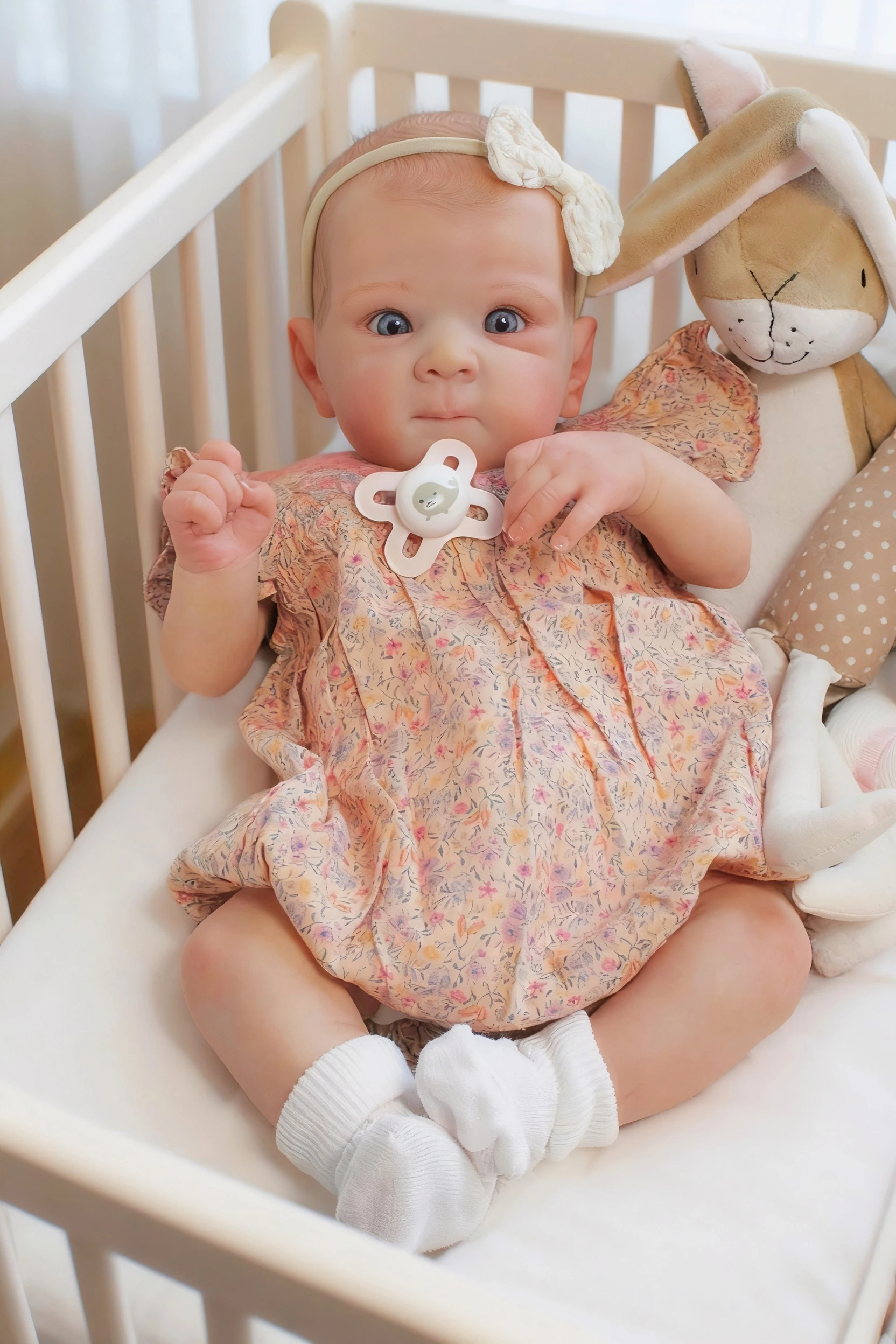NPK 18inch Full Vinyl Body Lifelike Reborn Doll Bettie Hand-Detailed Painting with Visible Veins 3D Skin Tone